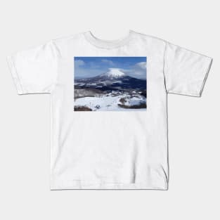 Niseko Ski Painting Kids T-Shirt